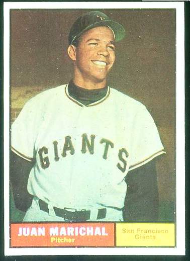 1961 Topps #417 Juan Marichal ROOKIE SHORT PRINT (Giants) Baseball cards value