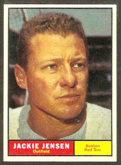 1961 Topps #540 Jackie Jensen SCARCE HIGH #.[#a] (Red Sox) Baseball cards value