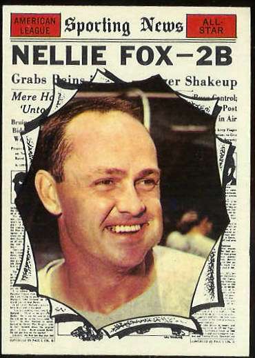1961 Topps #570 Nellie Fox All-Star SCARCE HIGH #.(White Sox) Baseball cards value