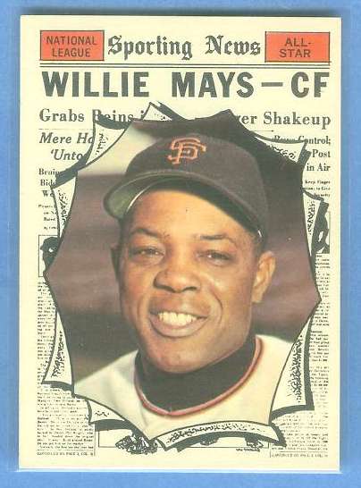 1961 Topps #579 Willie Mays All-Star [#b] SCARCE HIGH #.(Giants) Baseball cards value