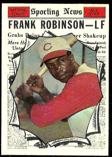 1961 Topps #581 Frank Robinson All-Star SCARCE HIGH #.[#a] (Orioles) Baseball cards value