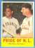1963 Topps #138 'Pride of NL' (Willie Mays,Stan Musial) [#a]