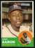 1963 Topps #390 Hank Aaron [#b] (Braves)