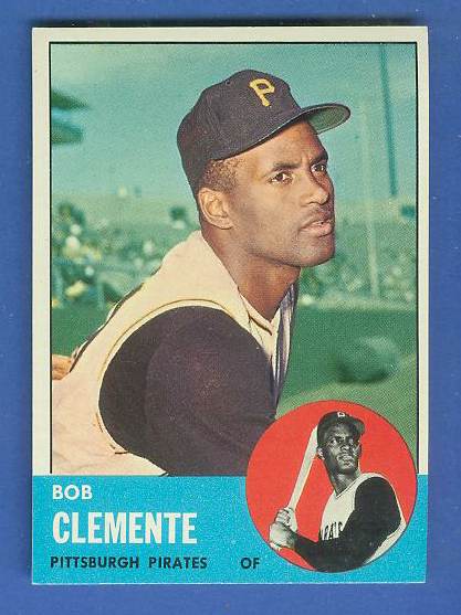 1963 Topps #540 Roberto Clemente [#b] SCARCE HIGH SERIES (Pirates) Baseball cards value