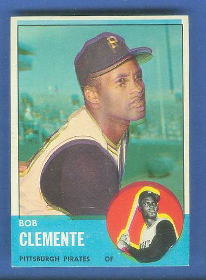 1963 Topps #540 Roberto Clemente [#e] SCARCE HIGH SERIES (Pirates) Baseball cards value