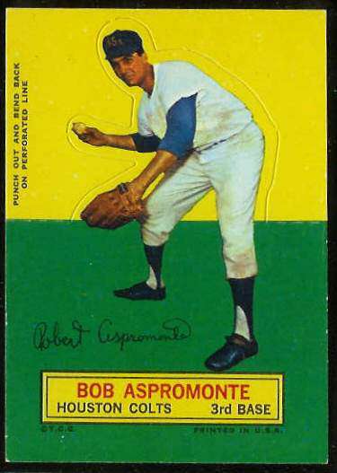1964 Topps Stand-Ups/Standups - Bob Aspromonte [#a] (Houston Colts/Astros) Baseball cards value