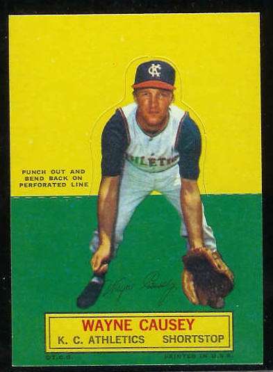 1964 Topps Stand-Ups/Standups - Wayne Causey [#b] (Kansas City A's) Baseball cards value