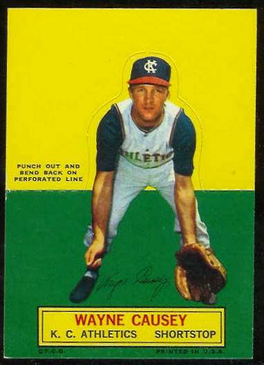 1964 Topps Stand-Ups/Standups - Wayne Causey [#c] (Kansas City A's) Baseball cards value