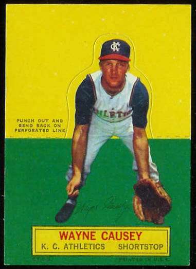 1964 Topps Stand-Ups/Standups - Wayne Causey [#d] (Kansas City A's) Baseball cards value