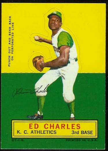 1964 Topps Stand-Ups/Standups - Ed Charles [#a] (Kansas City A's) Baseball cards value