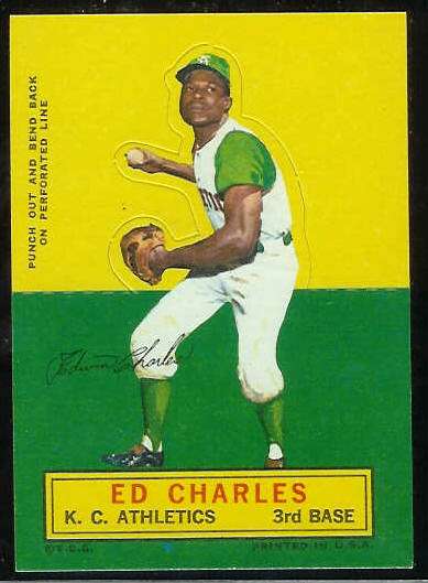 1964 Topps Stand-Ups/Standups - Ed Charles [#b] (Kansas City A's) Baseball cards value
