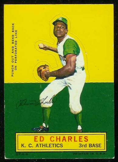 1964 Topps Stand-Ups/Standups - Ed Charles [#c] (Kansas City A's) Baseball cards value