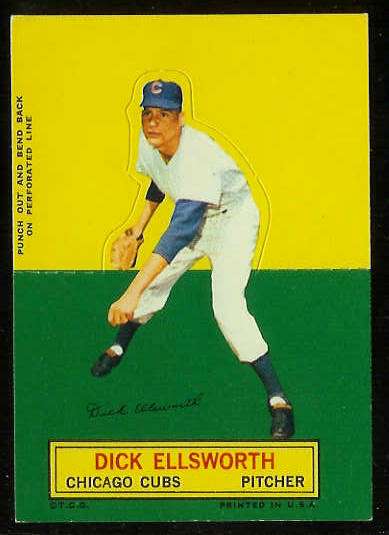 1964 Topps Stand-Ups/Standups - Dick Ellsworth (Cubs) Baseball cards value