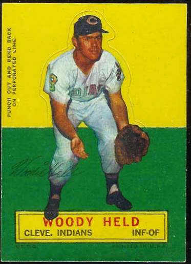 1964 Topps Stand-Ups/Standups - Woody Held [#d] (Indians) Baseball cards value