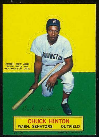 1964 Topps Stand-Ups/Standups - Chuck Hinton [#a] (Indians) Baseball cards value