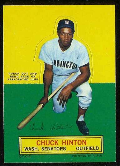 1964 Topps Stand-Ups/Standups - Chuck Hinton [#b] (Indians) Baseball cards value