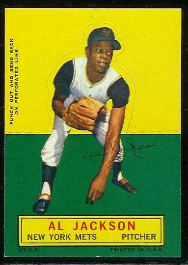 1964 Topps Stand-Ups/Standups - Al Jackson [#a] (Mets) Baseball cards value