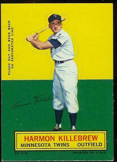 1964 Topps Stand-Ups/Standups - Harmon Killebrew [#a] (Twins) Baseball cards value