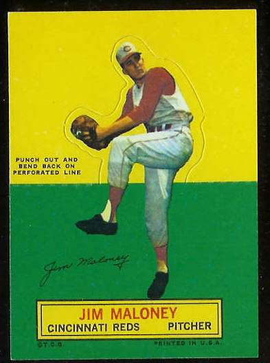 1964 Topps Stand-Ups/Standups - Jim Maloney [#a] (Reds) Baseball cards value