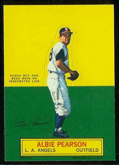 1964 Topps Stand-Ups/Standups - Albie Pearson SHORT PRINT [#a] (Angels) Baseball cards value