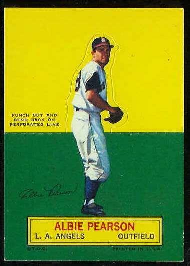 1964 Topps Stand-Ups/Standups - Albie Pearson SHORT PRINT [#c] (Angels) Baseball cards value