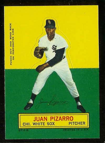 1964 Topps Stand-Ups/Standups - Juan Pizarro [#a] (White Sox) Baseball cards value