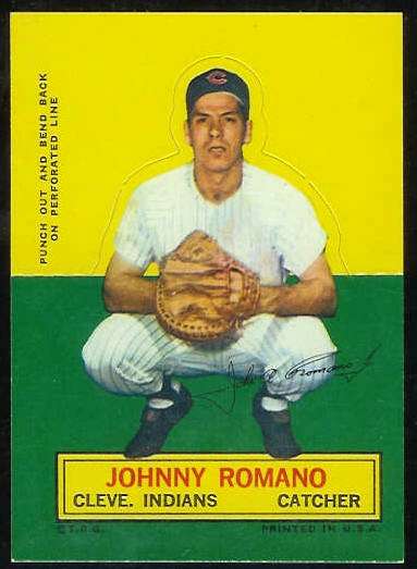 1964 Topps Stand-Ups/Standups - Johnny Romano [#a] (Indians) Baseball cards value