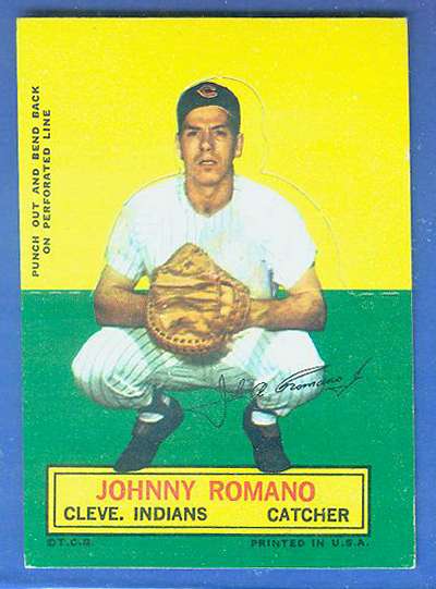 1964 Topps Stand-Ups/Standups - Johnny Romano [#b] (Indians) Baseball cards value