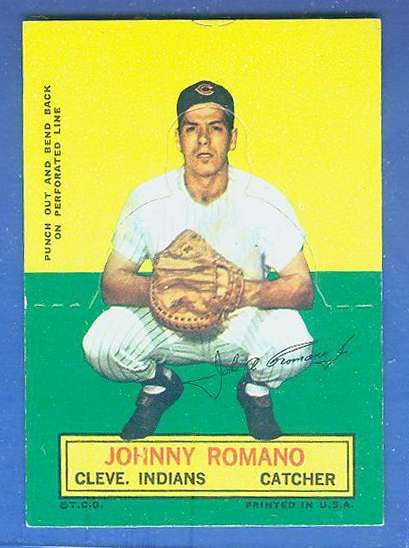 1964 Topps Stand-Ups/Standups - Johnny Romano [#c] (Indians) Baseball cards value