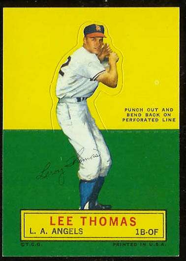 1964 Topps Stand-Ups/Standups - Lee Thomas [#a] (Angels) Baseball cards value