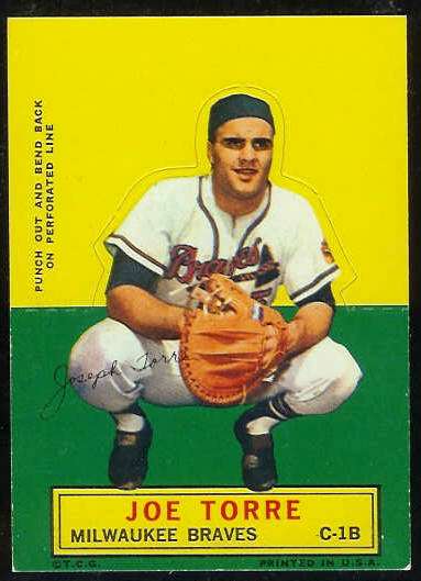 1964 Topps Stand-Ups/Standups - Joe Torre [#b] (Braves) Baseball cards value