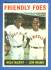 1964 Topps #.41 'Friendly Foes' (Willie McCovey/Leon Wagner) [#a]