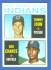 1964 Topps #146 Tommy John ROOKIE w/Bob Chance [#b] (Indians)