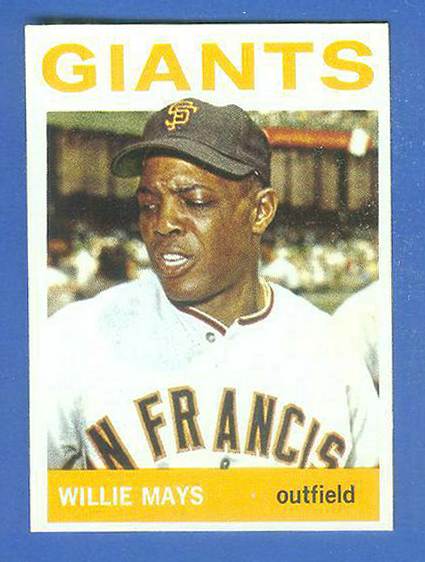 1964 Topps #150 Willie Mays [#a] (Giants) Baseball cards value