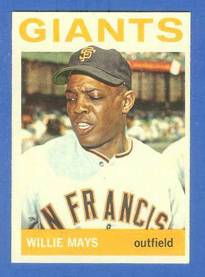 1964 Topps #150 Willie Mays [#b] (Giants) Baseball cards value