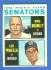 1964 Topps #167 Lou Piniella ROOKIE w/Mike Brumley [#d] (Senators)