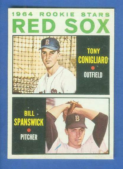 1964 Topps #287 Tony Conigliaro ROOKIE 'VAR:Blue line' [#b] Baseball cards value