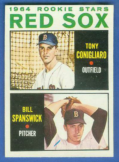 1964 Topps #287 Tony Conigliaro ROOKIE 'VAR:Blue line' [#e] Baseball cards value