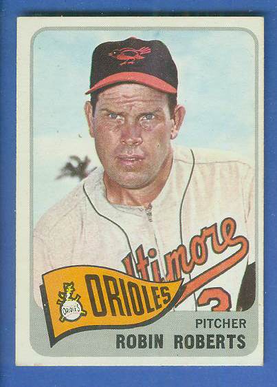 1965 Topps #.15 Robin Roberts (Orioles) Baseball cards