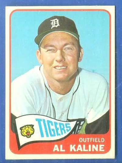 1965 Topps #130 Al Kaline [#c] (Tigers) Baseball cards value