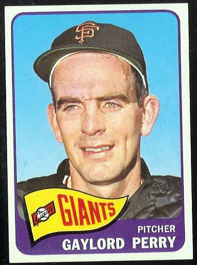 1965 Topps #193 Gaylord Perry [#b] (Giants) Baseball cards value
