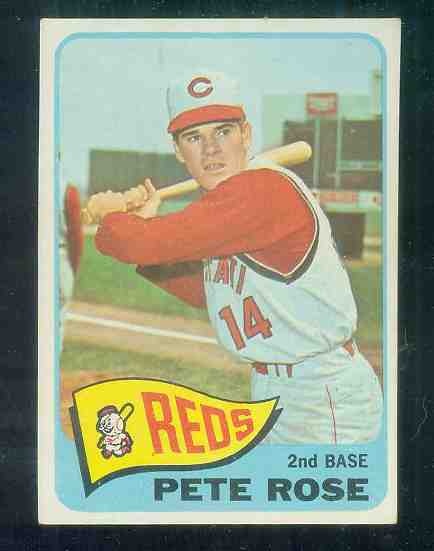 1965 Topps #207 Pete Rose [#b] (Reds) Baseball cards value