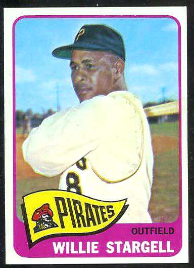 1965 Topps #377 Willie Stargell [#a] (Pirates) Baseball cards value