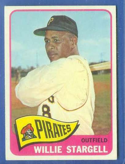 1965 Topps #377 Willie Stargell [#b] (Pirates) Baseball cards value