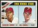 1966 Topps #254 Ferguson Jenkins ROOKIE [#b] (w/Bill Sorrell) (Phillies)