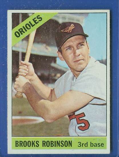 1966 Topps #390 Brooks Robinson [#a] (Orioles) Baseball cards value