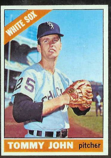 1966 Topps #486 Tommy John TOUGH SEMI-HI# [#a] (White Sox) Baseball cards value