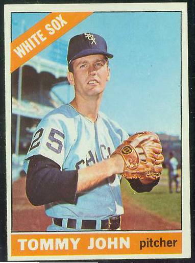 1966 Topps #486 Tommy John TOUGH SEMI-HI# [#c] (White Sox) Baseball cards value