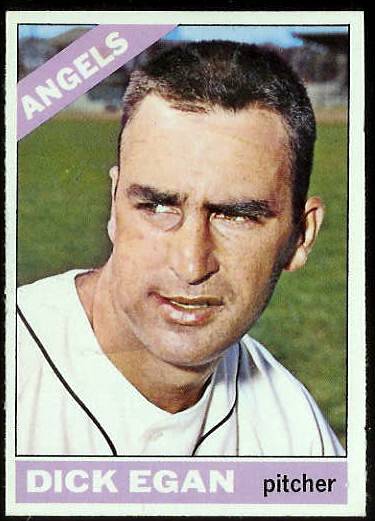 1966 Topps #536 Dick Egan SCARCE HI# [#a] (Angels) Baseball cards value