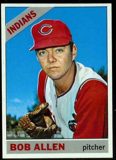 1966 Topps #538 Bob Allen SCARCE SHORT PRINT HI# [#a] (Indians) Baseball cards value